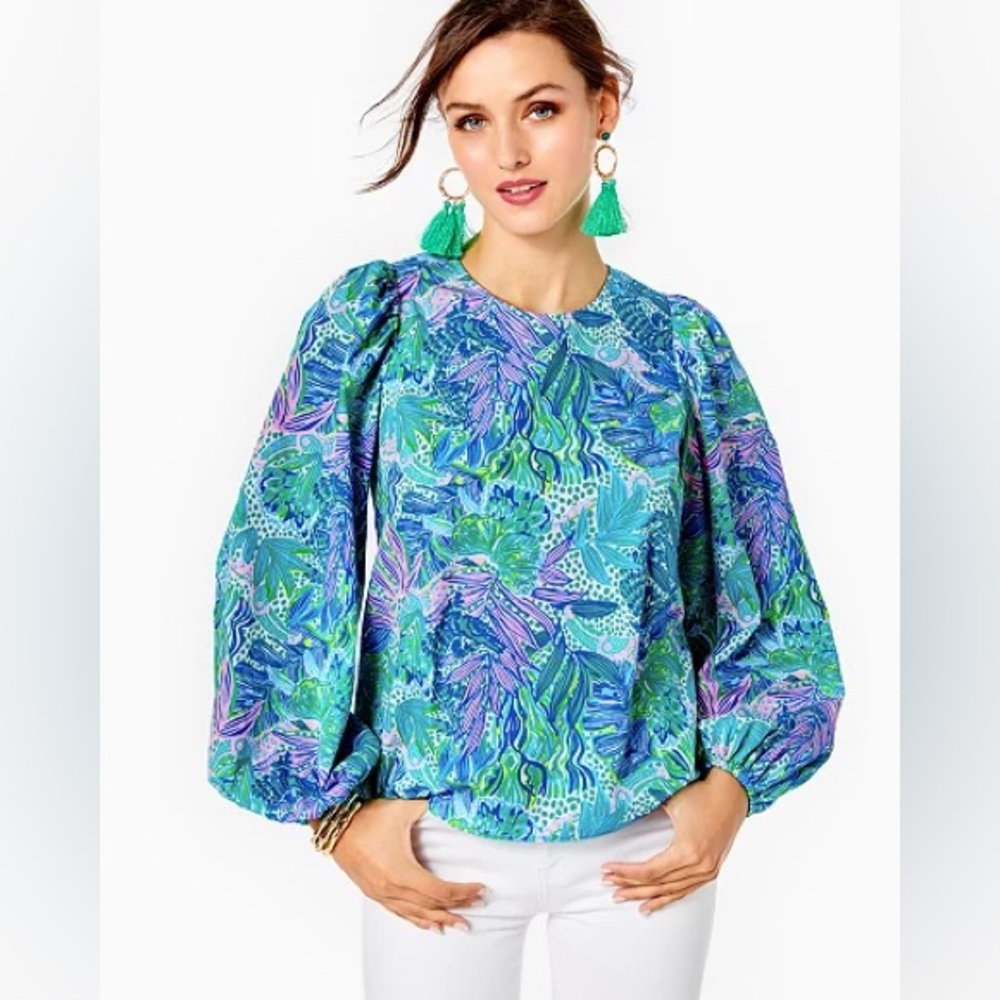 Lilly Pulitzer Lynnley Top - Brand new with tags